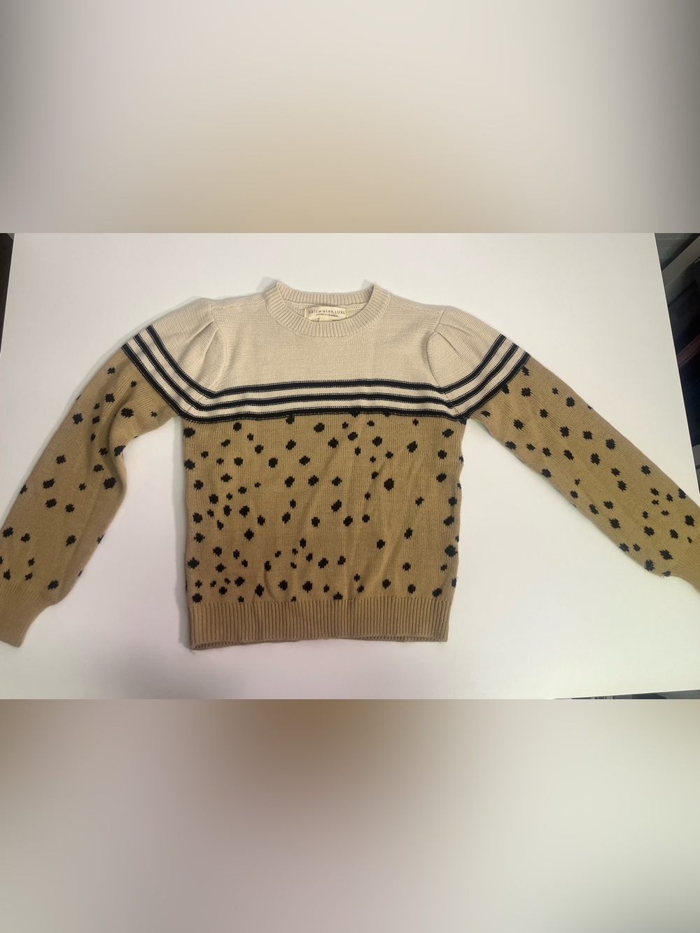 saltwater LUXE Cream Knit Pullover